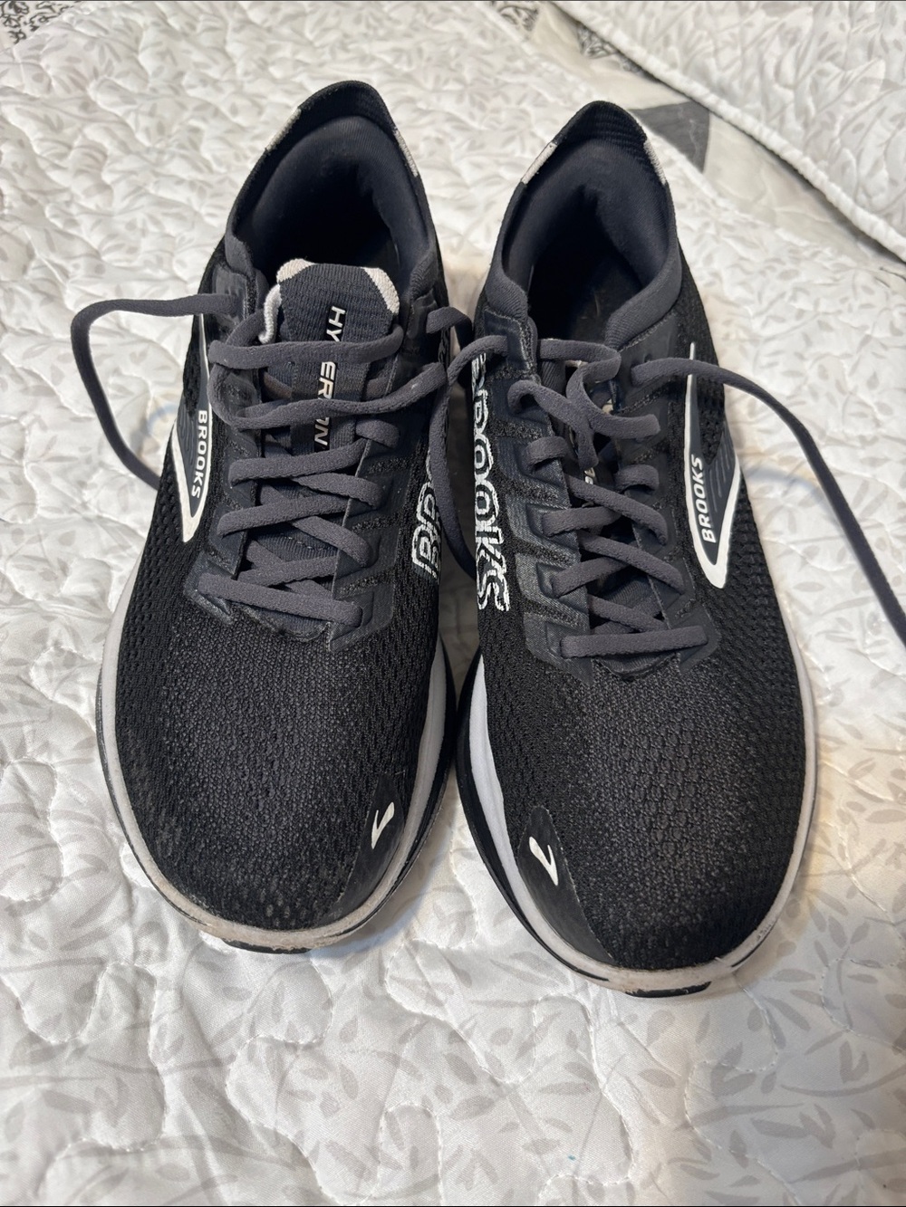 Brooks Black womens Running Shoes with White Accents